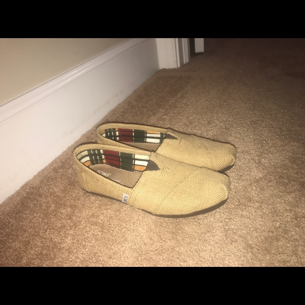 Toms Natural Burlap Flats